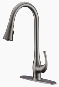 Grand Single Handle Pull-Down Kitchen Faucet, Brushed Nickel CMI-191-6601-BN