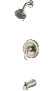 Noble Single Handle Tub and Shower Faucet with Valve and Trim, Polished Chrome 211-6579-BN