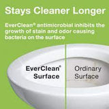 American Standard Mainstream Round Front Toilet Seat- Slow Close- EverClean Surface, White Blanc
