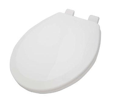 Centoco 700 Series Closed Front Round Molded Wood Toilet Seat with Cover, White