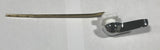 Toilet Tank Lever Handle Brass Rod Chrome Plated, Front